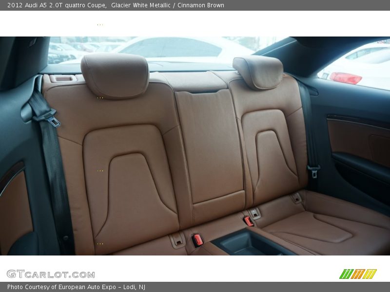 Glacier White Metallic / Cinnamon Brown 2012 Audi A5 2.0T quattro Coupe