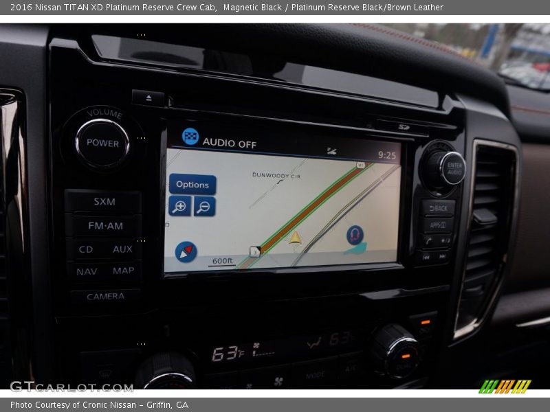 Navigation of 2016 TITAN XD Platinum Reserve Crew Cab