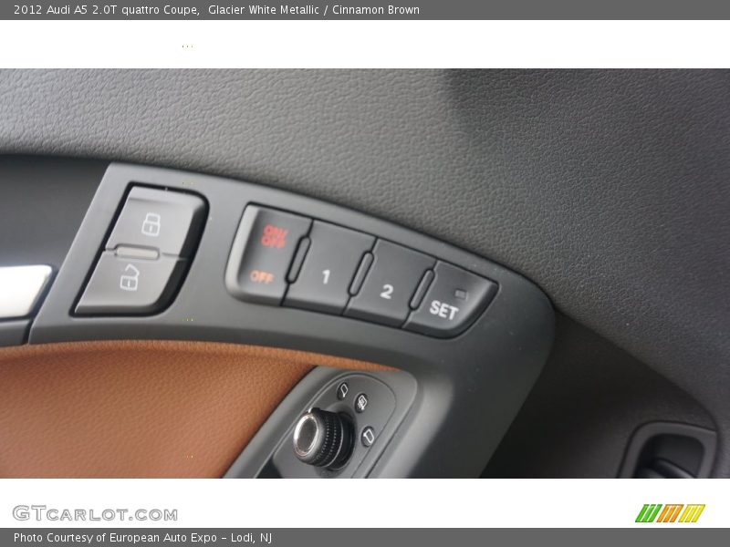 Glacier White Metallic / Cinnamon Brown 2012 Audi A5 2.0T quattro Coupe