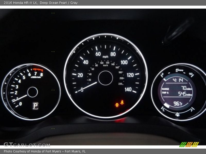 Deep Ocean Pearl / Gray 2016 Honda HR-V LX