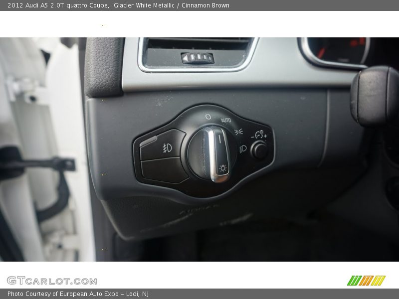 Glacier White Metallic / Cinnamon Brown 2012 Audi A5 2.0T quattro Coupe