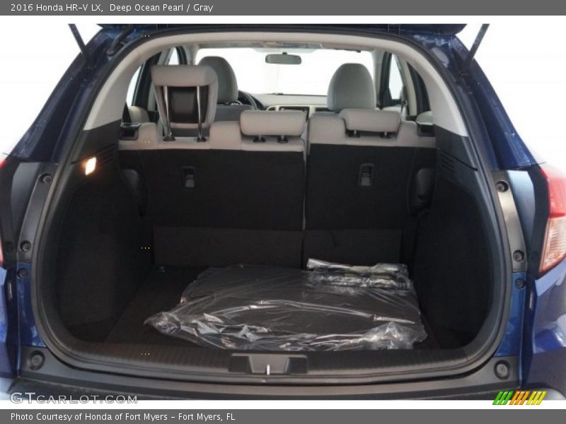 Deep Ocean Pearl / Gray 2016 Honda HR-V LX
