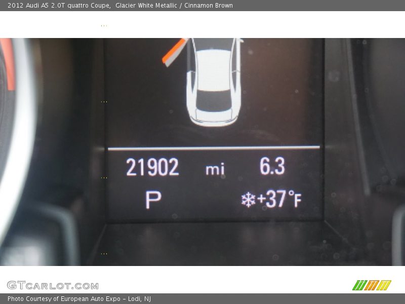 Glacier White Metallic / Cinnamon Brown 2012 Audi A5 2.0T quattro Coupe