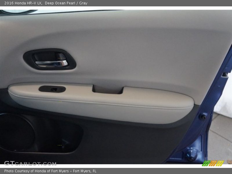 Deep Ocean Pearl / Gray 2016 Honda HR-V LX
