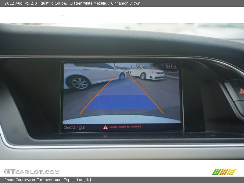 Glacier White Metallic / Cinnamon Brown 2012 Audi A5 2.0T quattro Coupe