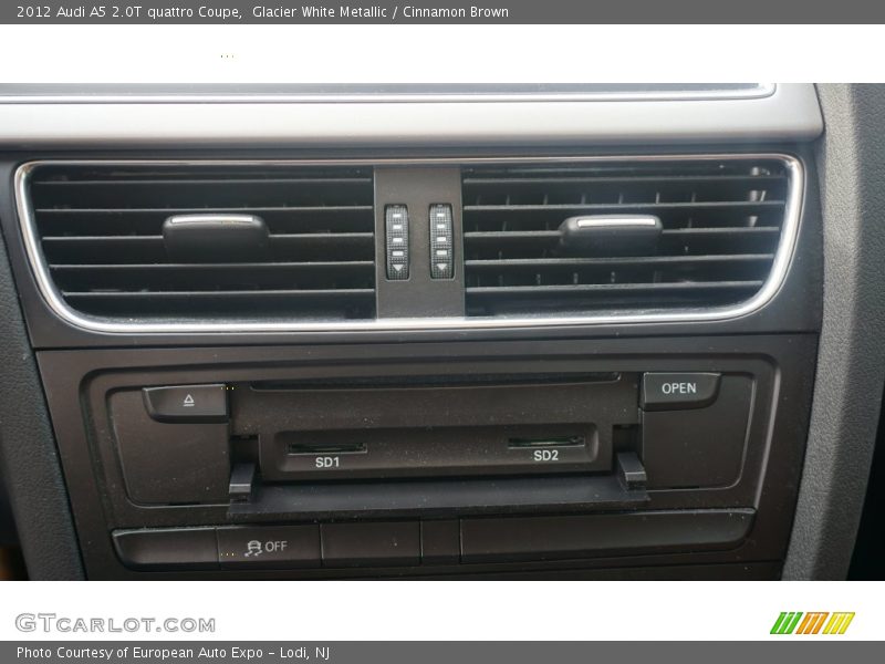 Glacier White Metallic / Cinnamon Brown 2012 Audi A5 2.0T quattro Coupe