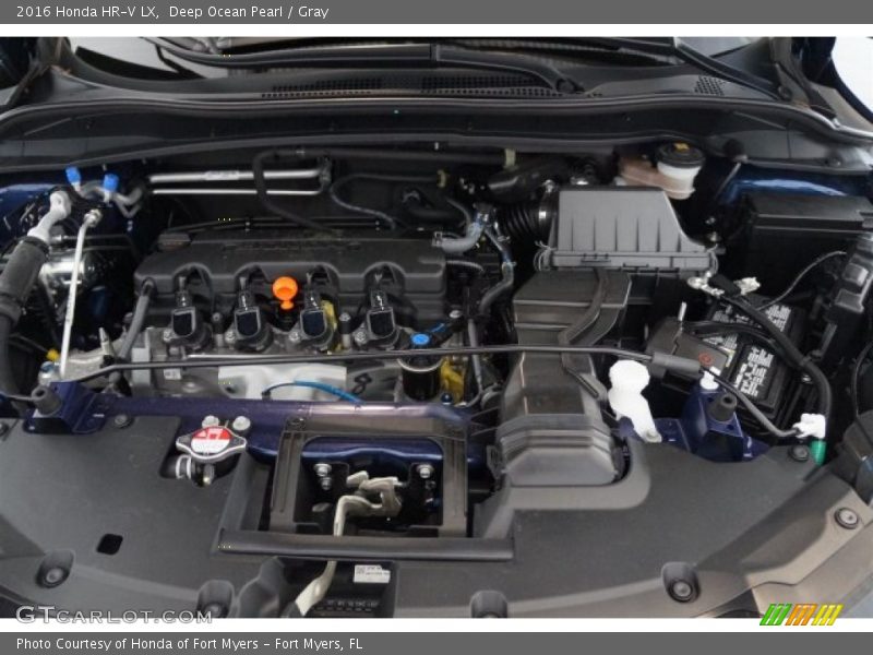 Deep Ocean Pearl / Gray 2016 Honda HR-V LX