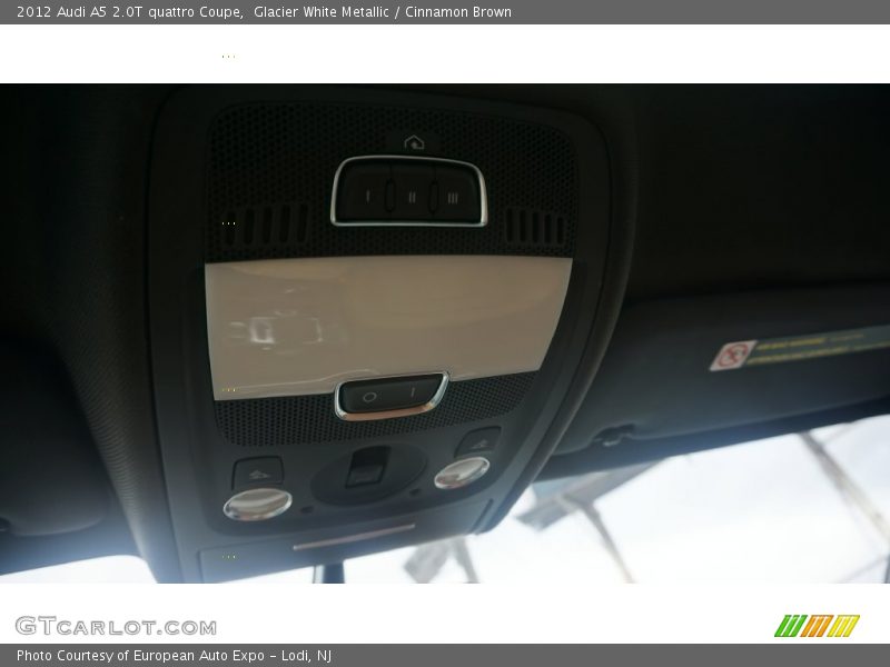 Glacier White Metallic / Cinnamon Brown 2012 Audi A5 2.0T quattro Coupe
