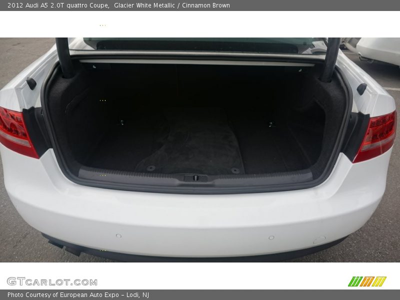 Glacier White Metallic / Cinnamon Brown 2012 Audi A5 2.0T quattro Coupe