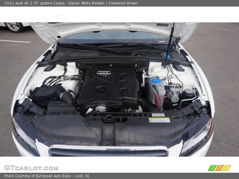 Glacier White Metallic / Cinnamon Brown 2012 Audi A5 2.0T quattro Coupe
