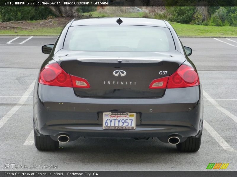 Black Obsidian / Graphite 2013 Infiniti G 37 Journey Sedan