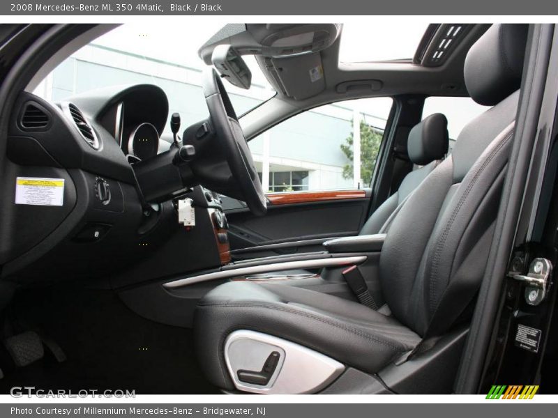 Black / Black 2008 Mercedes-Benz ML 350 4Matic
