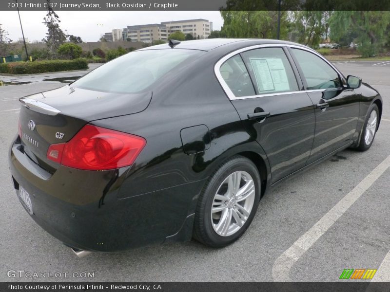 Black Obsidian / Graphite 2013 Infiniti G 37 Journey Sedan