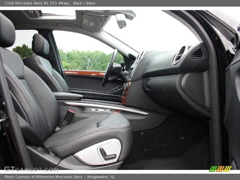 Black / Black 2008 Mercedes-Benz ML 350 4Matic