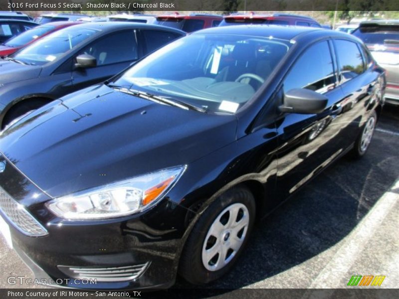 Shadow Black / Charcoal Black 2016 Ford Focus S Sedan