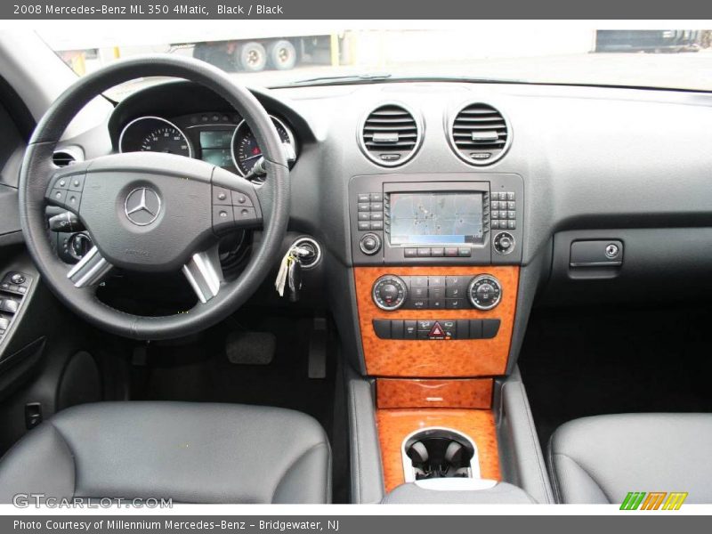 Black / Black 2008 Mercedes-Benz ML 350 4Matic