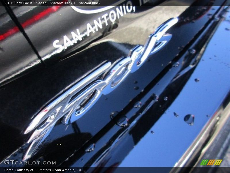 Shadow Black / Charcoal Black 2016 Ford Focus S Sedan