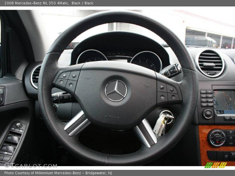 Black / Black 2008 Mercedes-Benz ML 350 4Matic