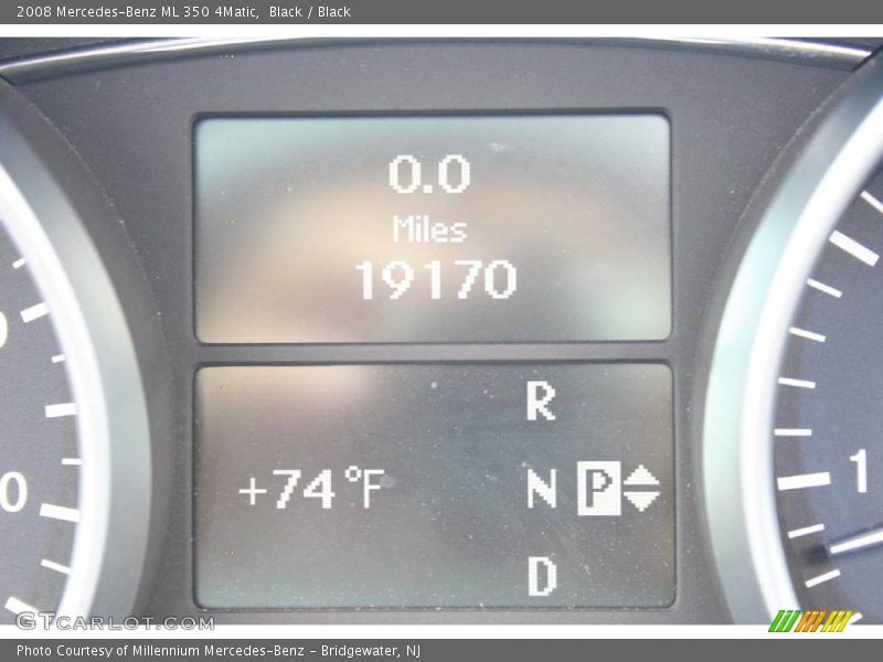 Black / Black 2008 Mercedes-Benz ML 350 4Matic