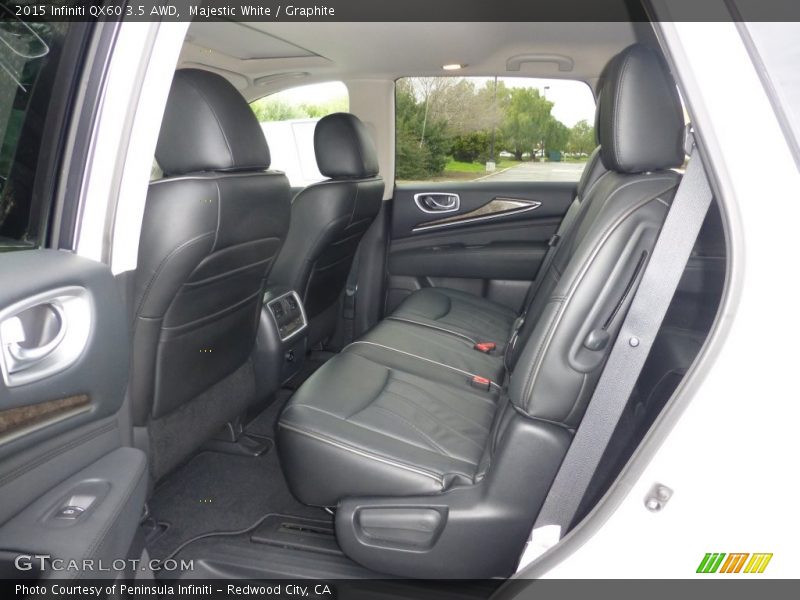 Majestic White / Graphite 2015 Infiniti QX60 3.5 AWD