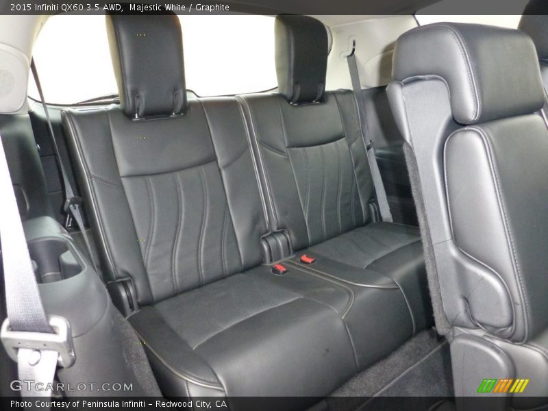 Majestic White / Graphite 2015 Infiniti QX60 3.5 AWD