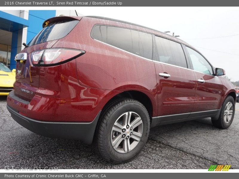 Siren Red Tintcoat / Ebony/Saddle Up 2016 Chevrolet Traverse LT