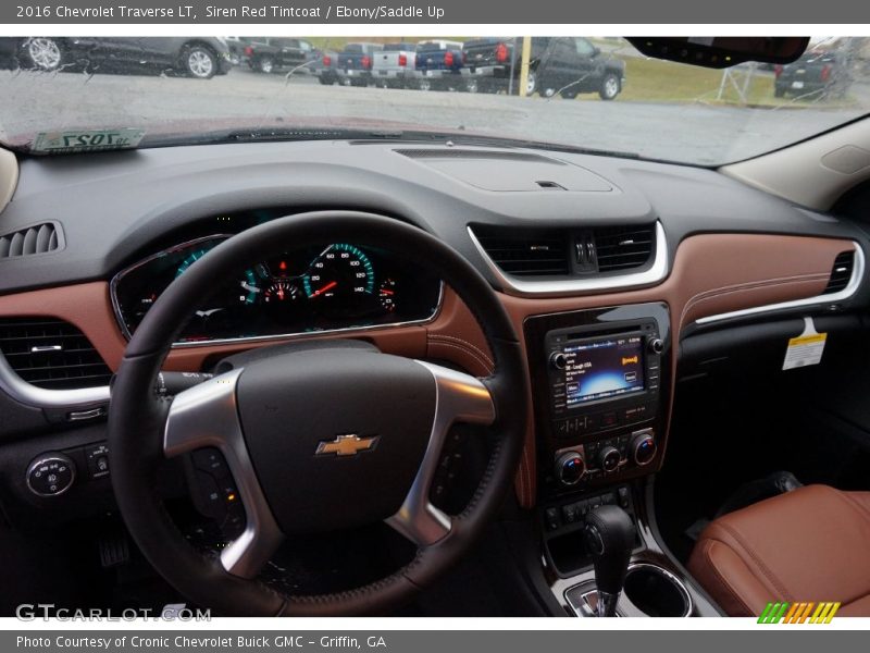 Siren Red Tintcoat / Ebony/Saddle Up 2016 Chevrolet Traverse LT