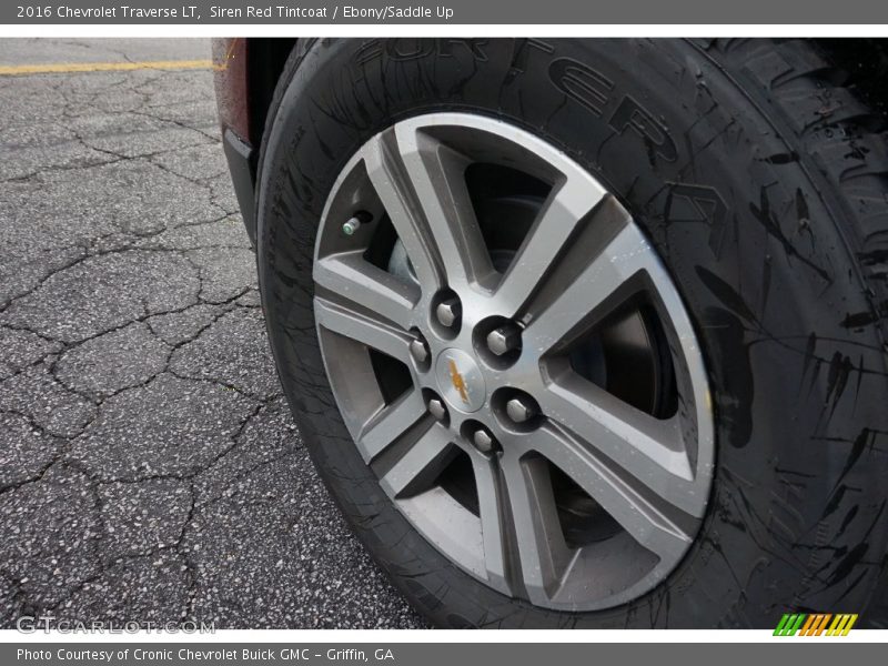 Siren Red Tintcoat / Ebony/Saddle Up 2016 Chevrolet Traverse LT