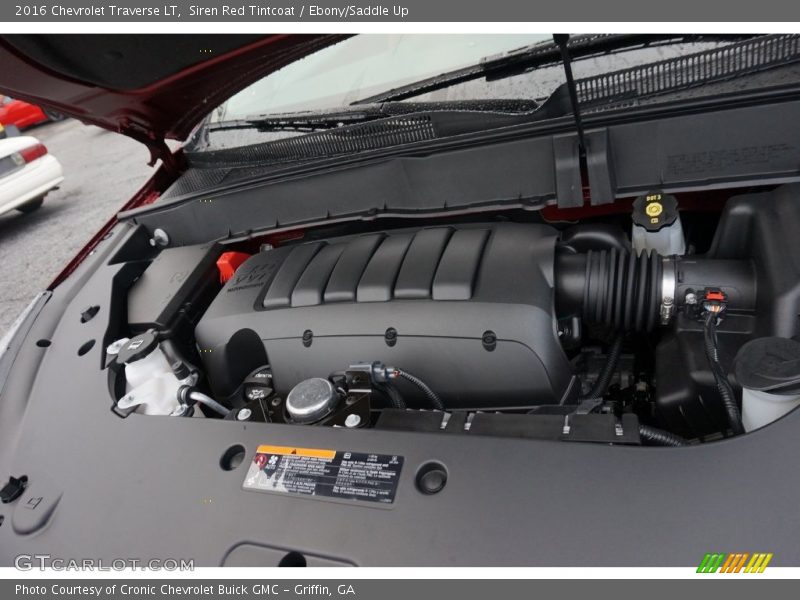 Siren Red Tintcoat / Ebony/Saddle Up 2016 Chevrolet Traverse LT