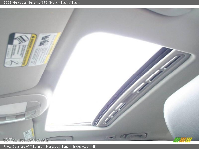 Black / Black 2008 Mercedes-Benz ML 350 4Matic