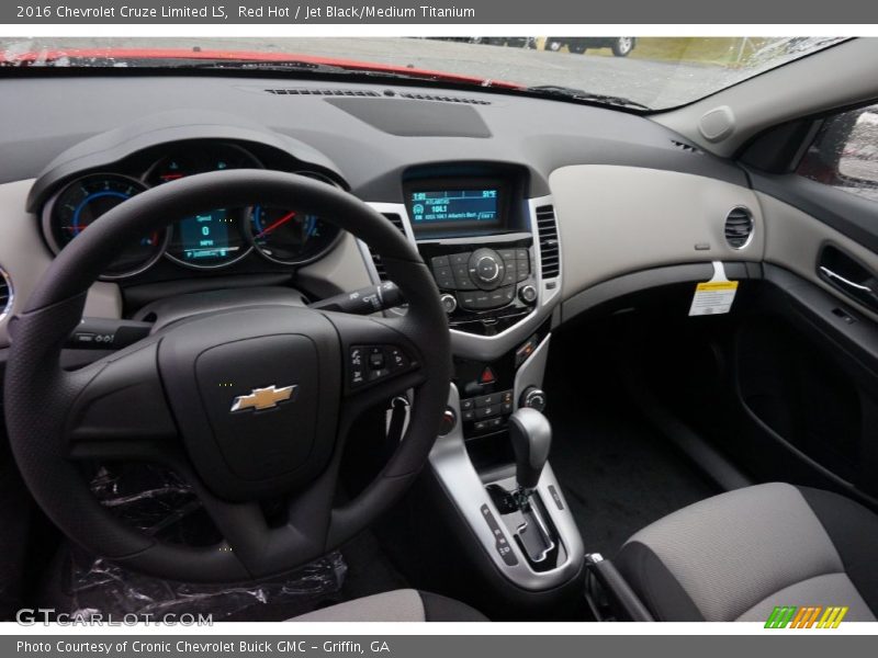 Red Hot / Jet Black/Medium Titanium 2016 Chevrolet Cruze Limited LS