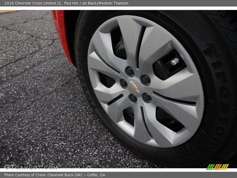 Red Hot / Jet Black/Medium Titanium 2016 Chevrolet Cruze Limited LS