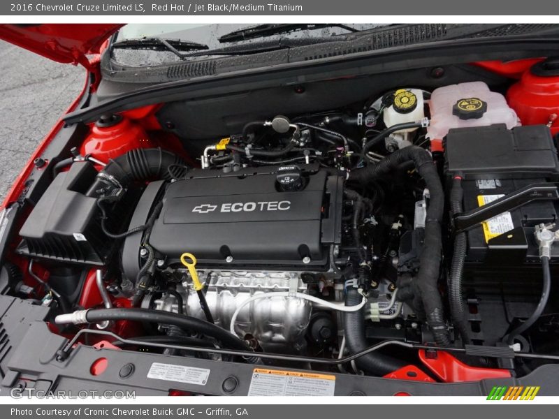 Red Hot / Jet Black/Medium Titanium 2016 Chevrolet Cruze Limited LS