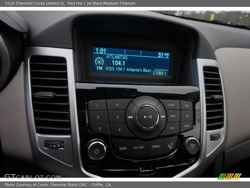 Red Hot / Jet Black/Medium Titanium 2016 Chevrolet Cruze Limited LS
