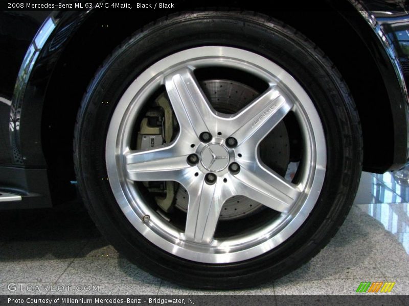 Black / Black 2008 Mercedes-Benz ML 63 AMG 4Matic