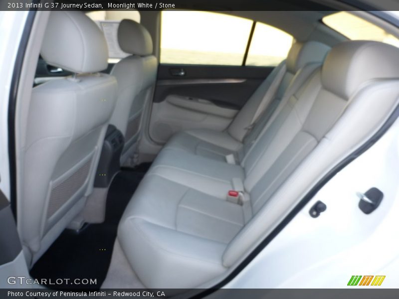 Moonlight White / Stone 2013 Infiniti G 37 Journey Sedan