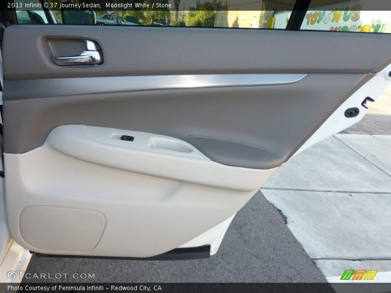 Moonlight White / Stone 2013 Infiniti G 37 Journey Sedan