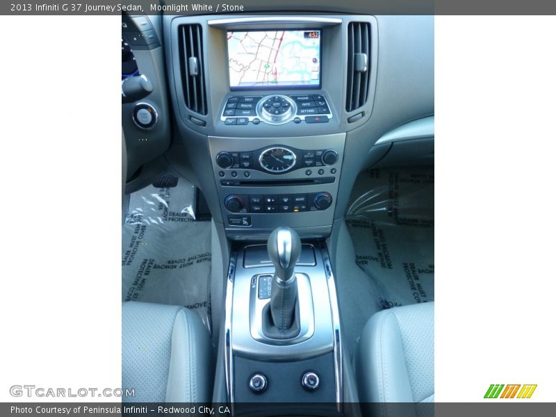 Moonlight White / Stone 2013 Infiniti G 37 Journey Sedan