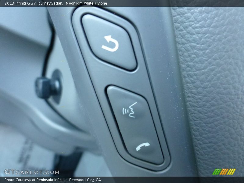 Moonlight White / Stone 2013 Infiniti G 37 Journey Sedan
