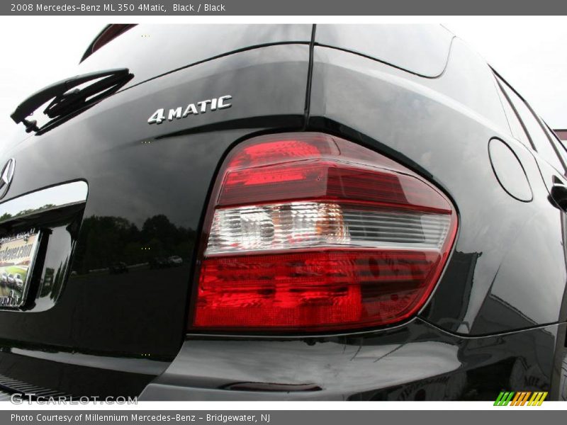 Black / Black 2008 Mercedes-Benz ML 350 4Matic