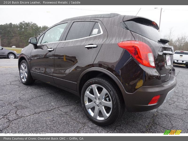 Rosewood Metallic / Saddle 2016 Buick Encore Leather