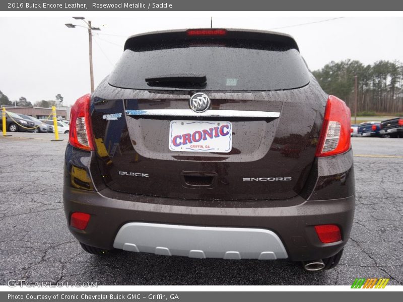 Rosewood Metallic / Saddle 2016 Buick Encore Leather