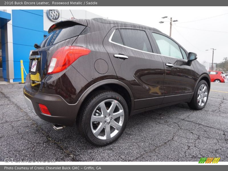 Rosewood Metallic / Saddle 2016 Buick Encore Leather