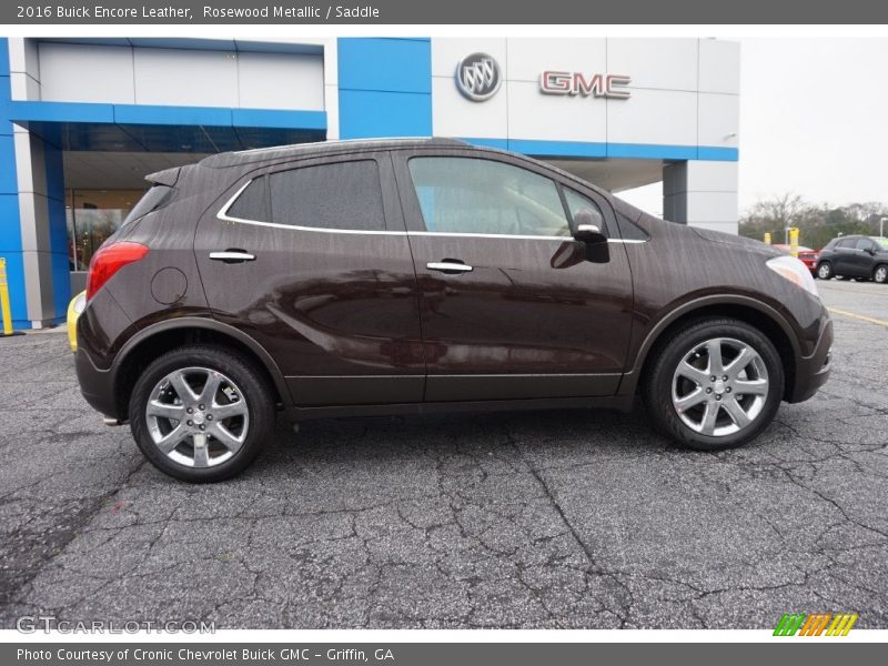 Rosewood Metallic / Saddle 2016 Buick Encore Leather