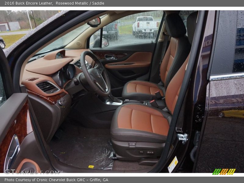 Front Seat of 2016 Encore Leather