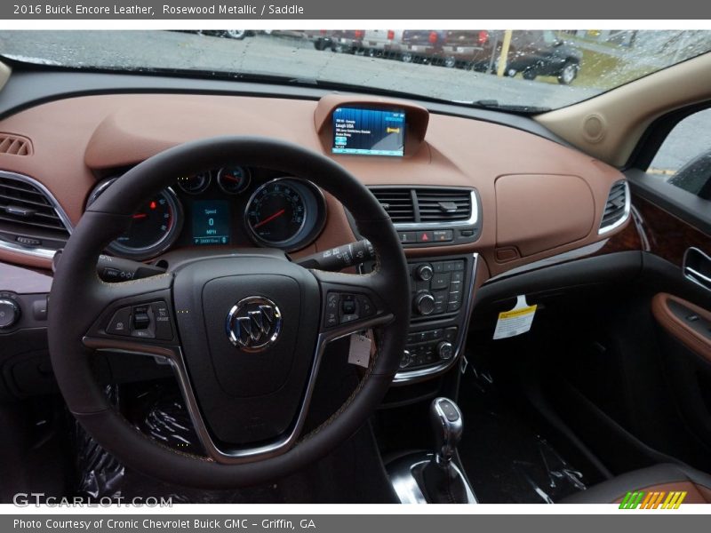 Rosewood Metallic / Saddle 2016 Buick Encore Leather