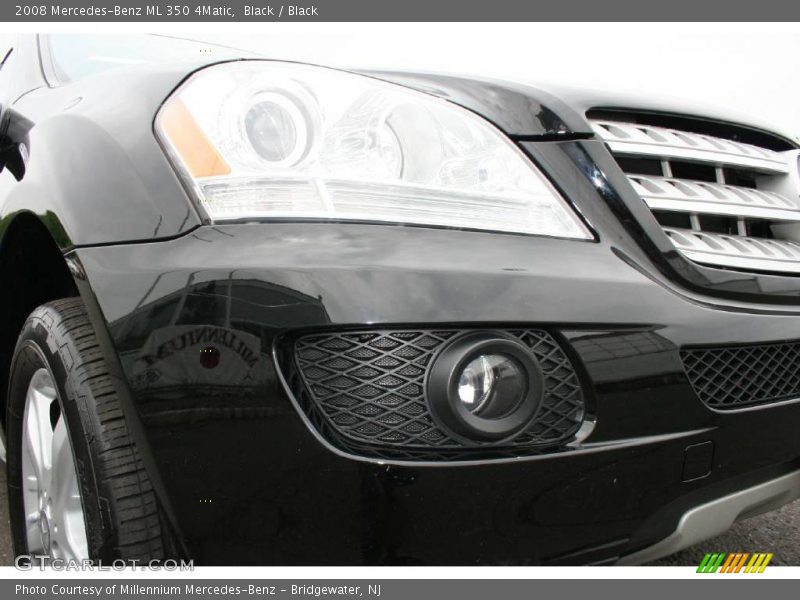 Black / Black 2008 Mercedes-Benz ML 350 4Matic