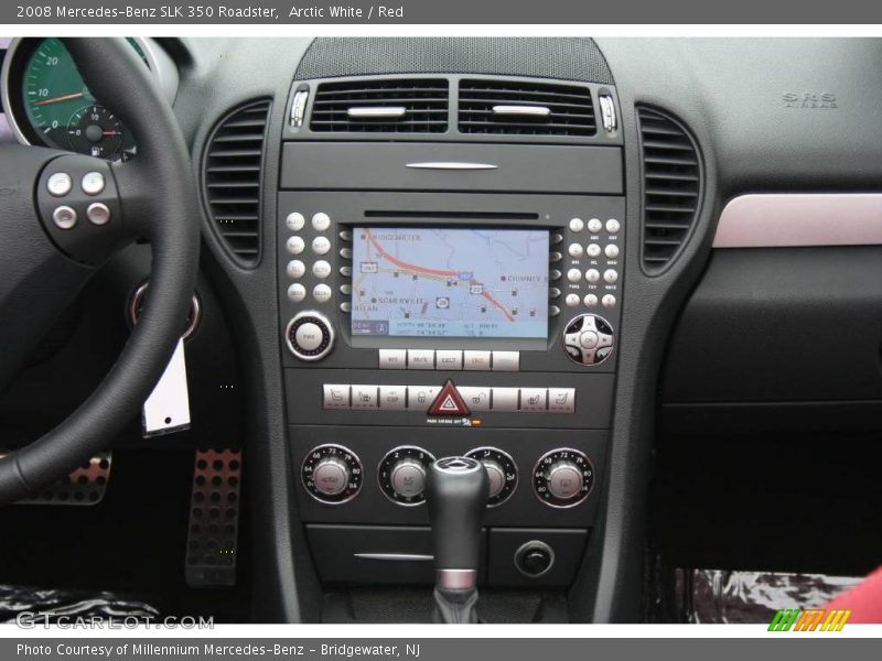 Arctic White / Red 2008 Mercedes-Benz SLK 350 Roadster