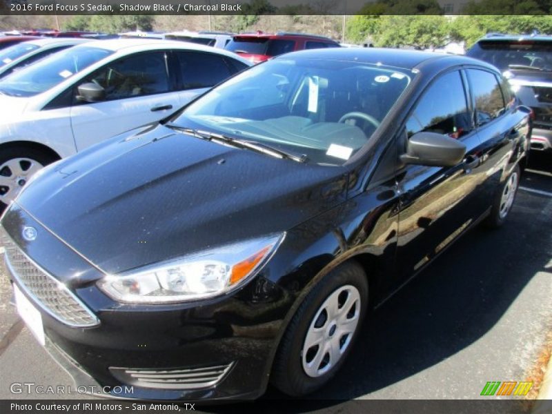Shadow Black / Charcoal Black 2016 Ford Focus S Sedan