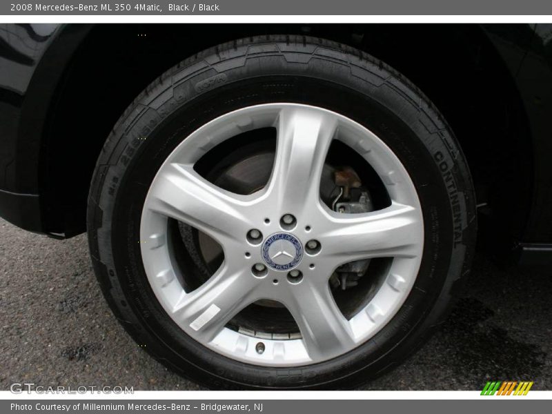 Black / Black 2008 Mercedes-Benz ML 350 4Matic